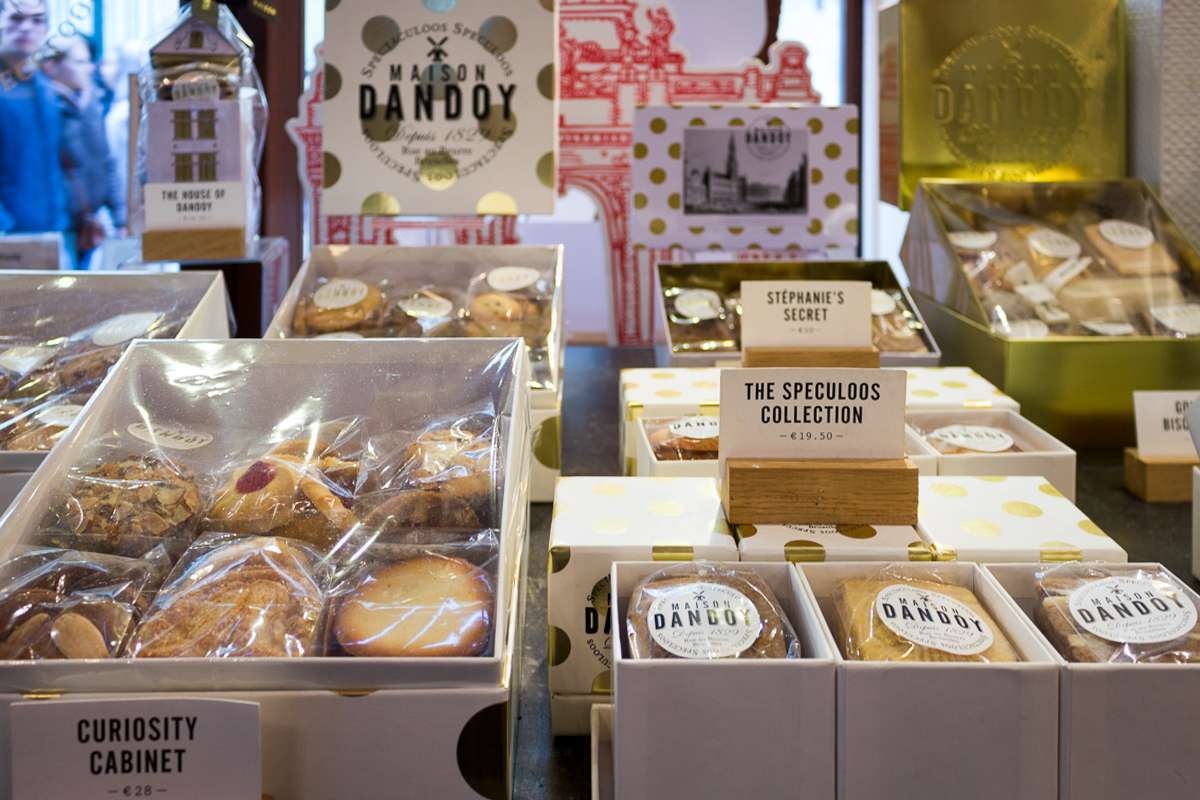 Cookies and biscuits, Maison Dandoy, Brussels, Belgium