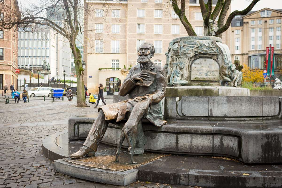 Public sculpture in Brussels, Belgium