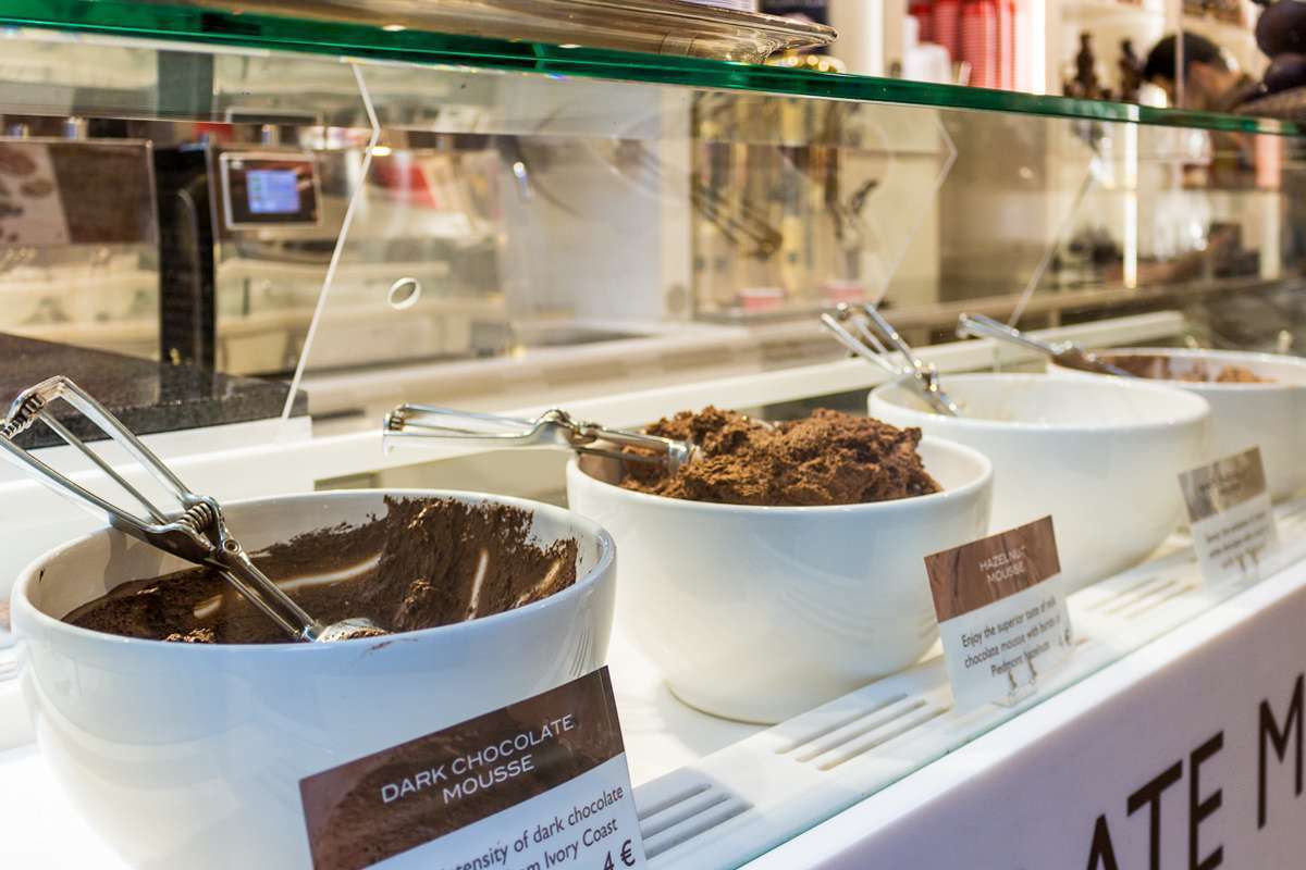 Delicious chocolate at Neuhaus Chocolates, in Galleries Royales de Saint-Hubert, Brussels