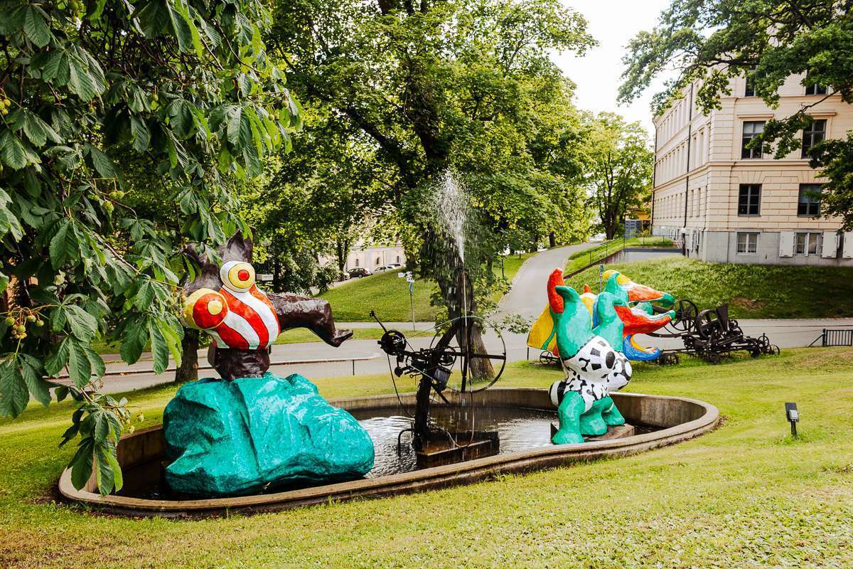 Outdoor sculpture park of Moderna Museet, one of the most unique things to see and do in Stockholm