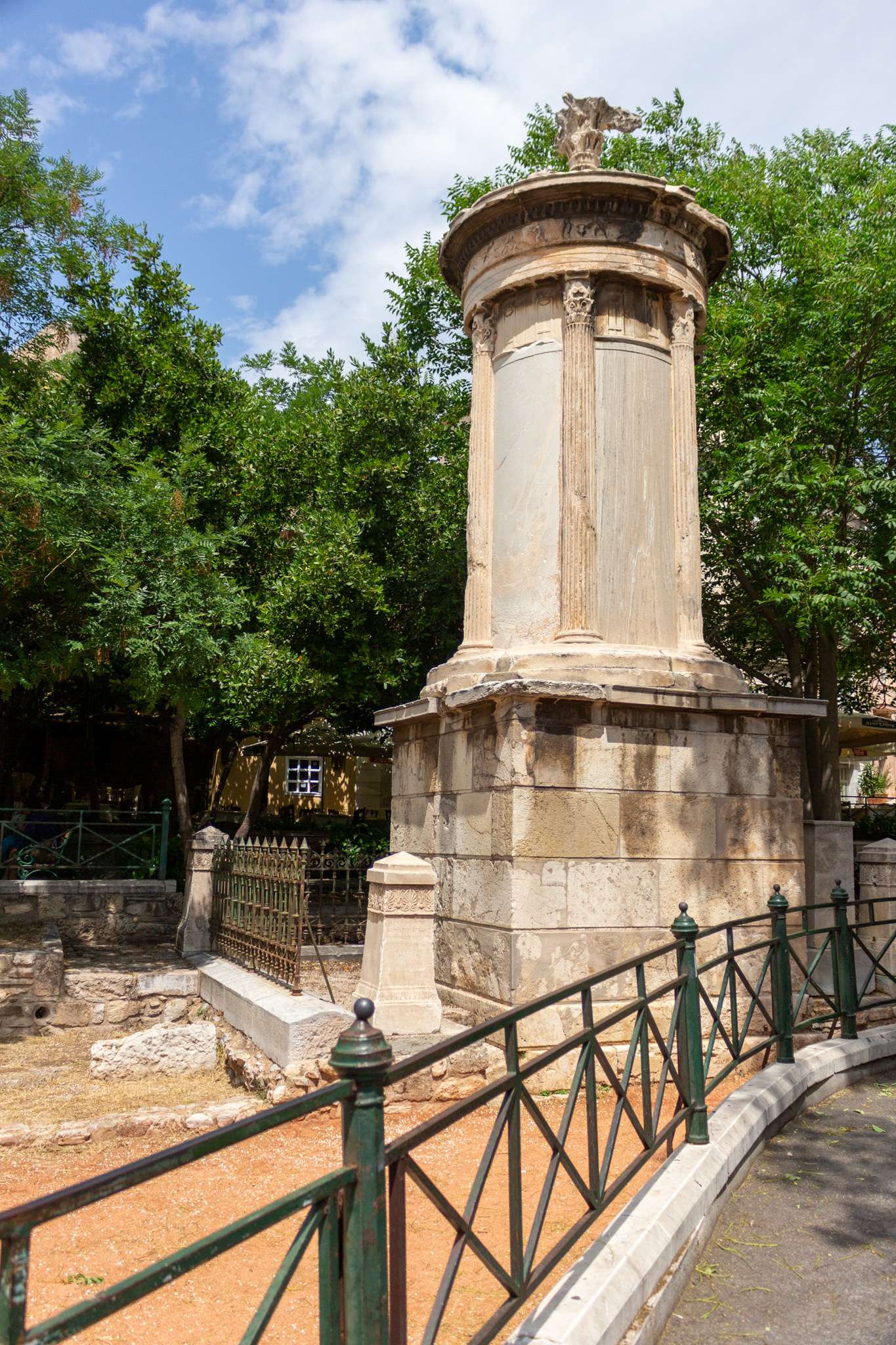 The Lycicrates Monument in Plaka Athens