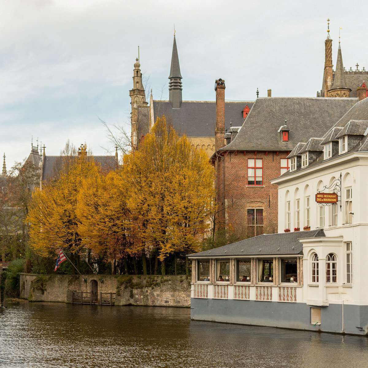 Bruges is famous for its canals