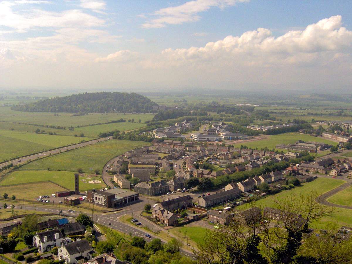 The view from Stirling castle